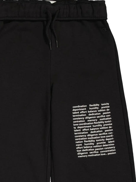 Pantalone Felpa Champion Bambina Nero Champion  Angolo dello Sport