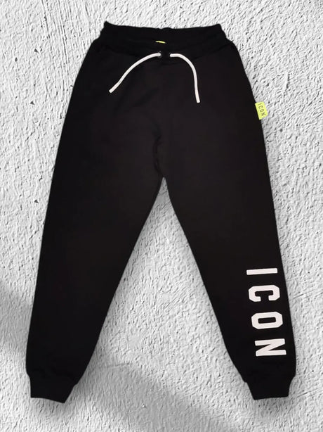 Pantalone Felpa Icon Jr Bambino - Nero