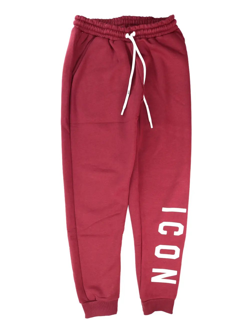 Pantalone Felpa Icon Uomo C/logo Grande Bordeaux Icon  Angolo dello Sport