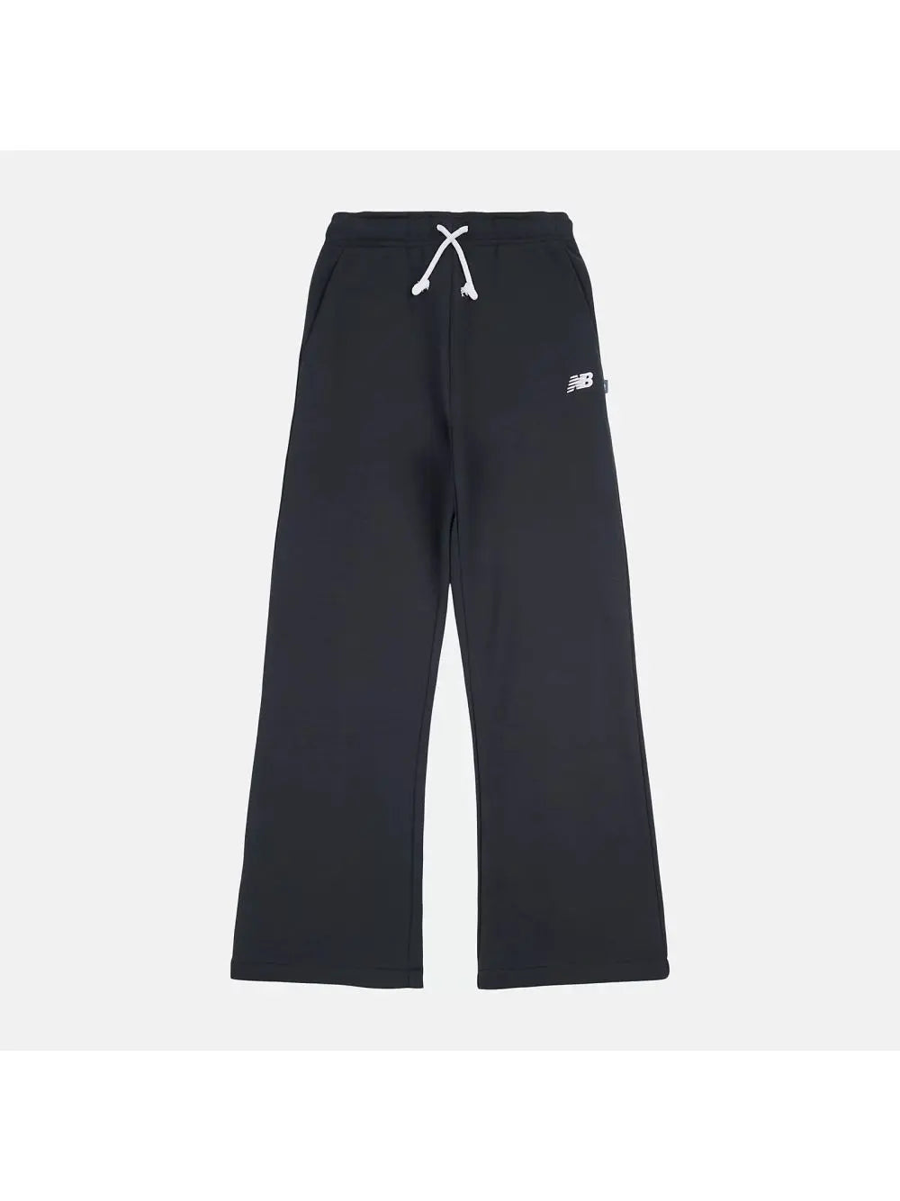 Pantalone Felpa New Balance Small Logo Wide Leg Bambina - Nero
