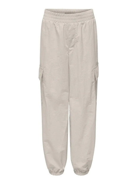 Pantalone Felpa Only Bambina Echo Cargo Parachute Beige Only  Angolo dello Sport