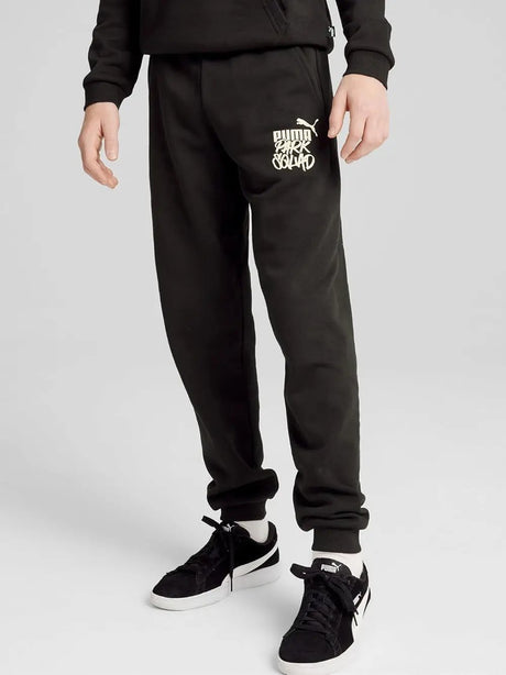 Pantalone Felpa Puma Bambino Ess+ Mid 90s Sweatpants Fl B Nero Puma  Angolo dello Sport
