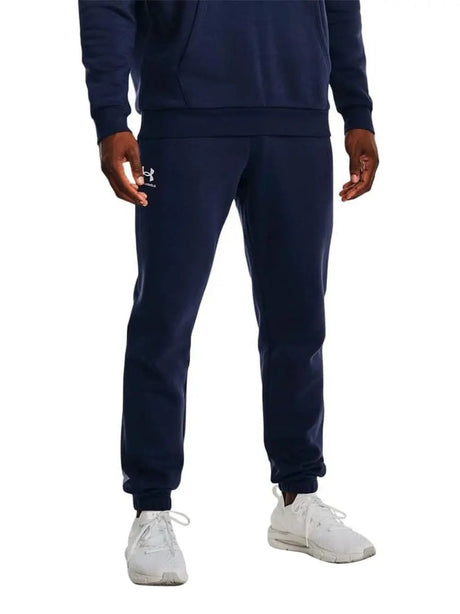 Pantalone Felpa Under Armour Uomo Blu Under Armour  Angolo dello Sport