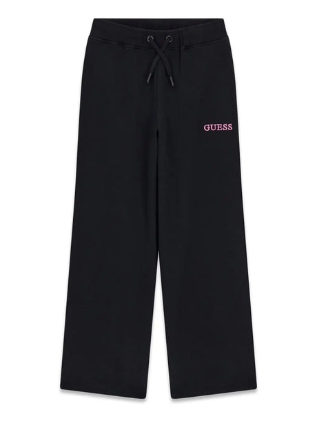 Pantalone Guess FRENCH TERRY PALAZZO Bambina - Nero