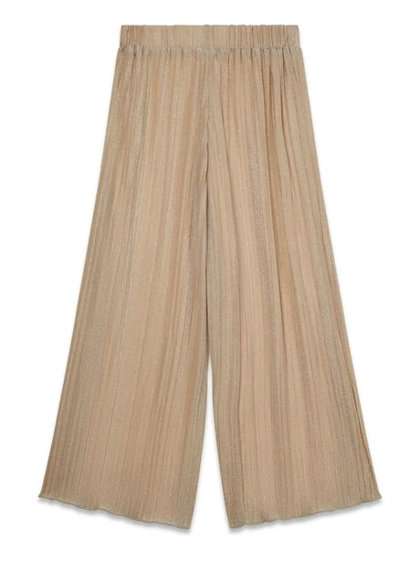 Pantalone Guess KNIT PALAZZO CEREMONY Bambina - Beige
