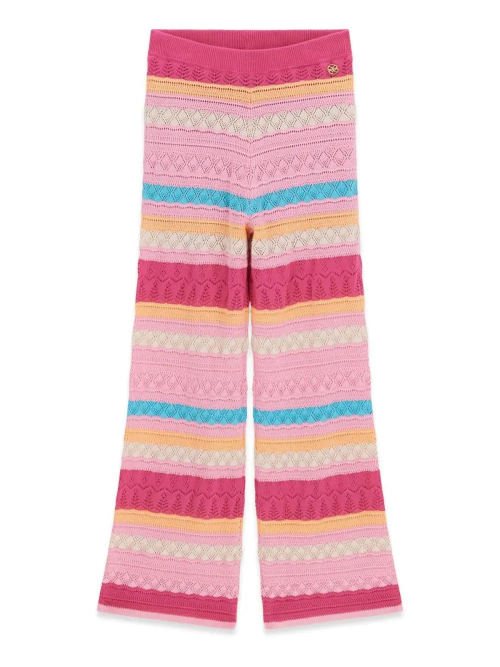 Pantalone Guess palazzo all'uncinetto Bambina - Multicolore