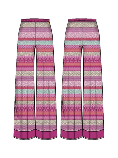 Pantalone Guess palazzo all'uncinetto Bambina - Multicolore