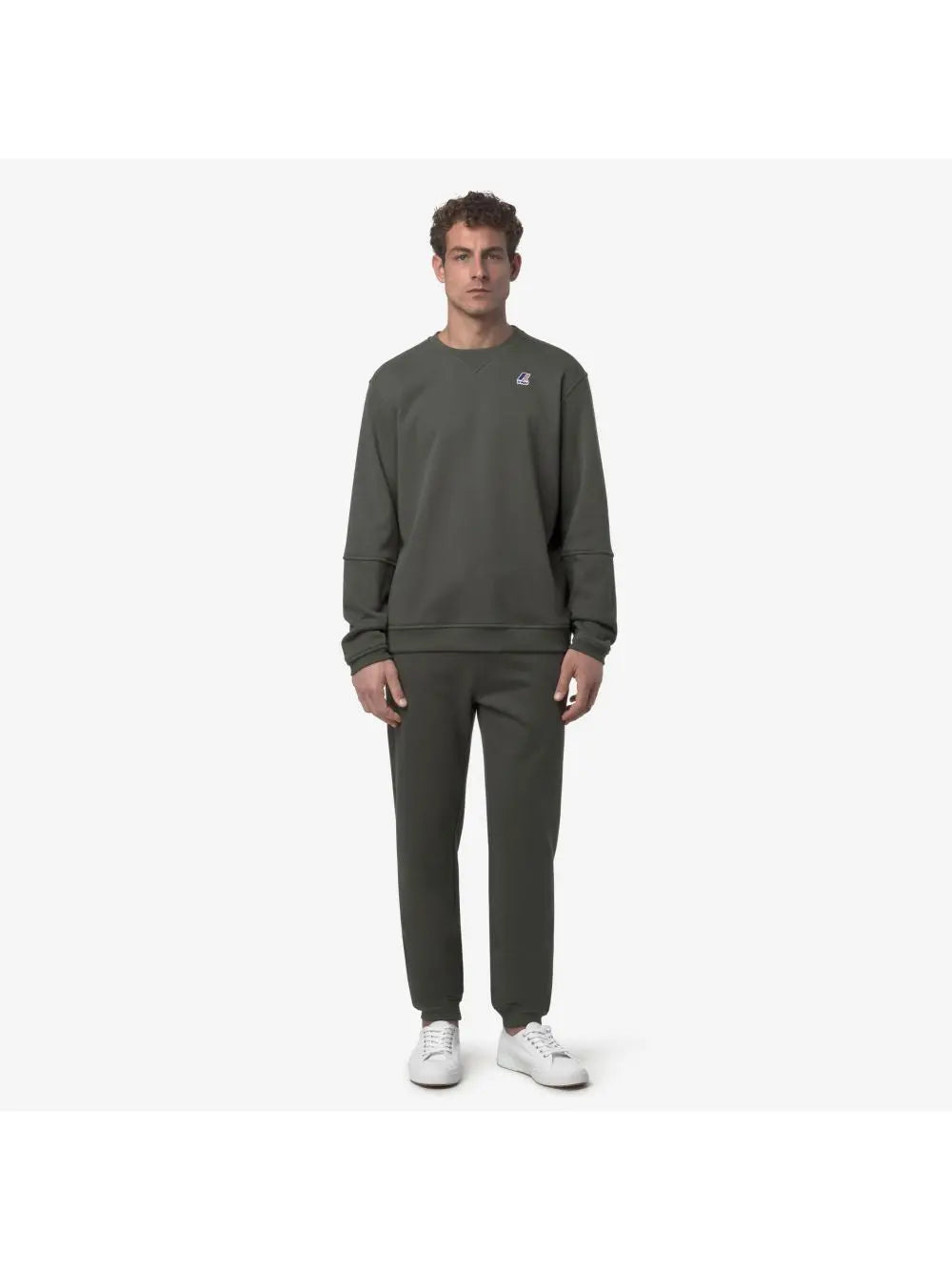 Pantalone K-Way PHILBERT BRUSHED PC Unisex - Verde