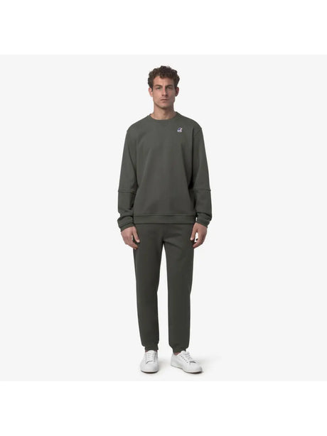 Pantalone K-Way PHILBERT BRUSHED PC Unisex - Verde
