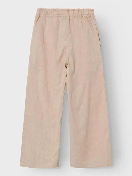 Pantalone Name It Bambina Falinnen Wide Avorio Name It  Angolo dello Sport