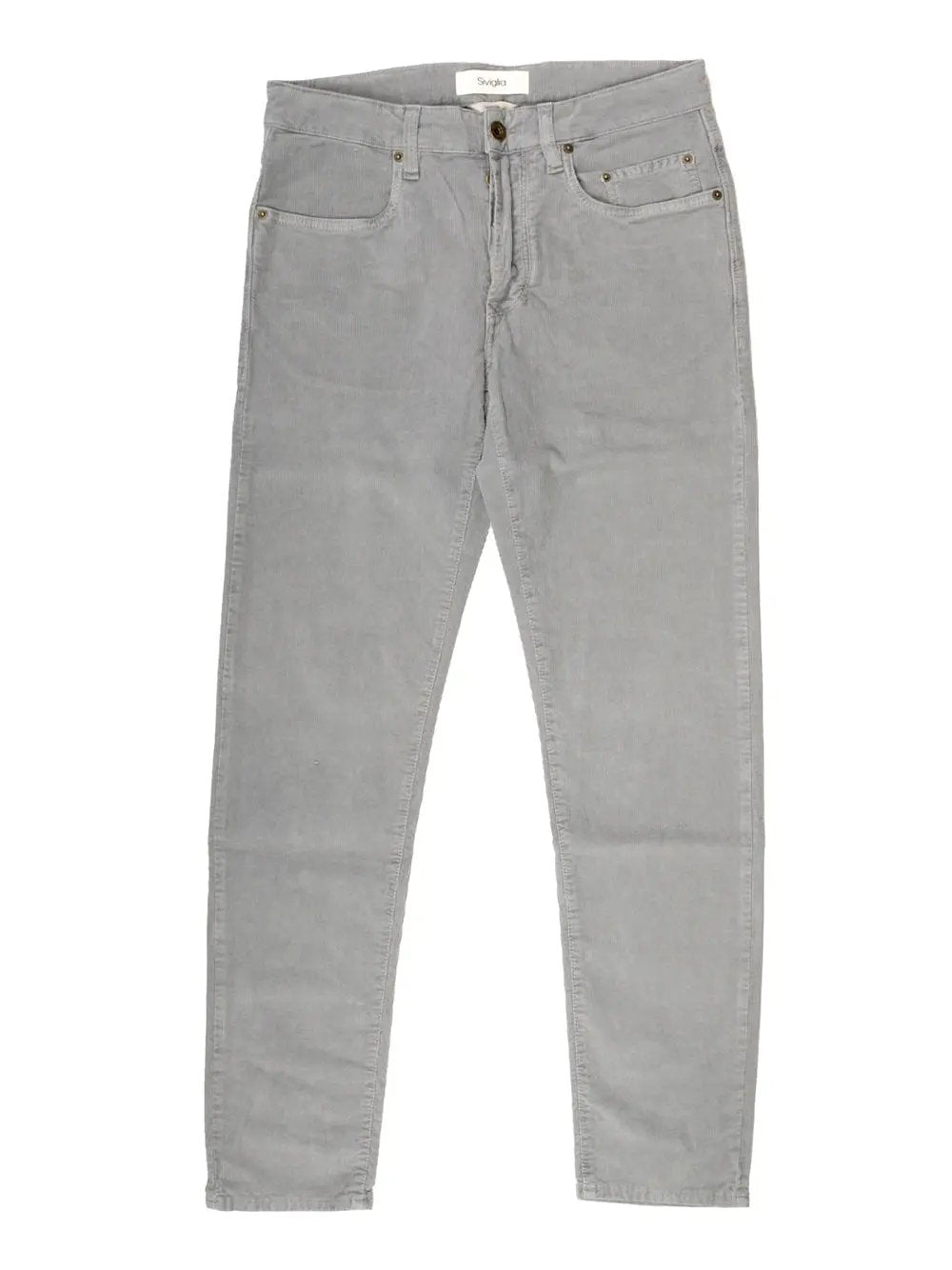 Pantalone Siviglia Uomo Marotta Velluto Grigio Siviglia  Angolo dello Sport