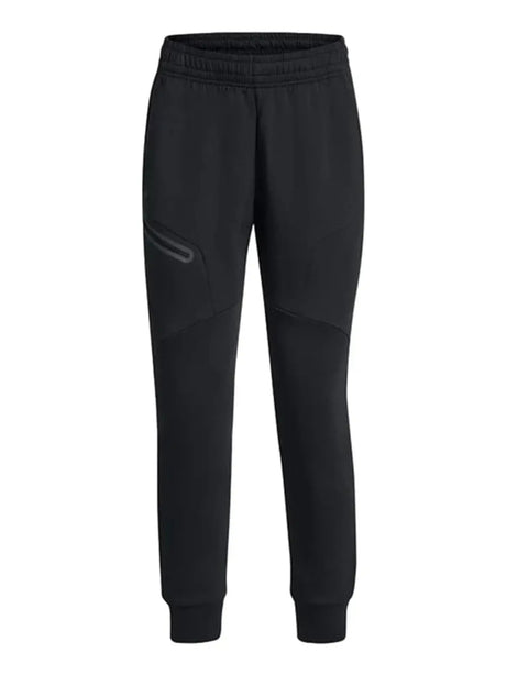 Pantalone Sportivo Under Armour Donna Unstoppable Flc Nero Under Armour  Angolo dello Sport
