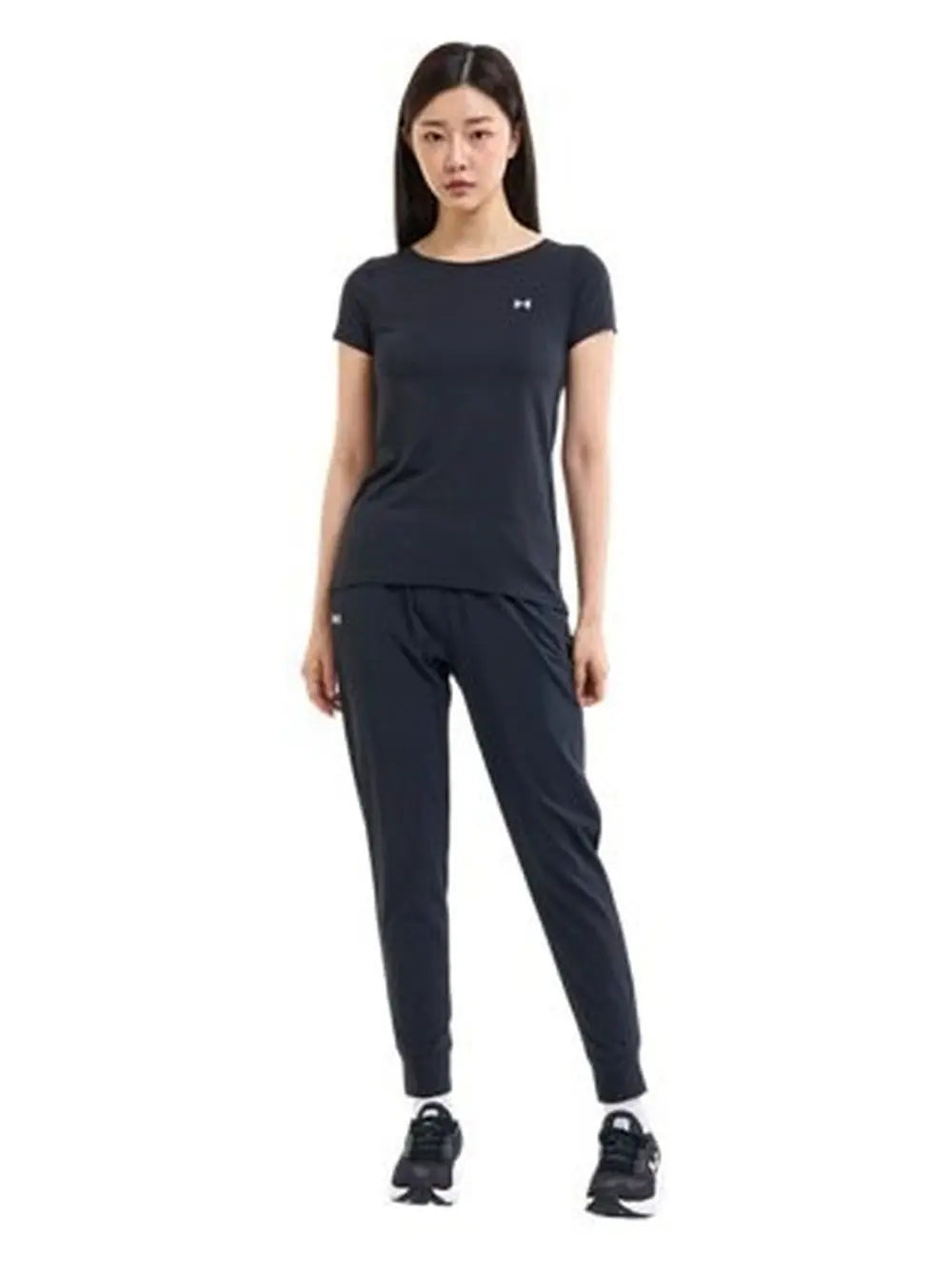 Pantalone Sportivo Under Armour UA RIVAL HI RISE WOVEN Donna - Nero