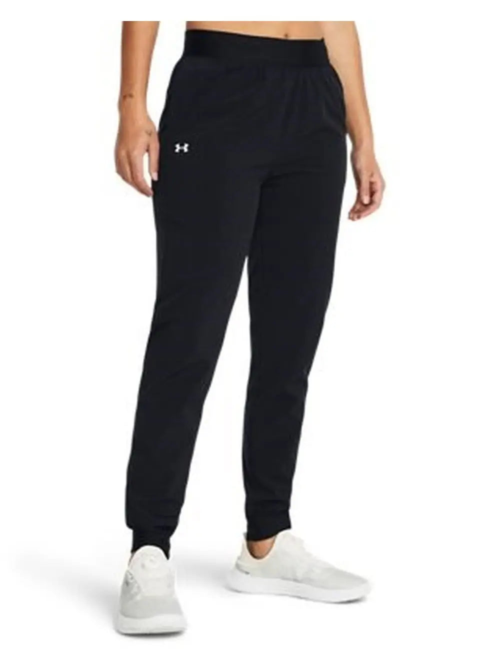 Pantalone Sportivo Under Armour UA RIVAL HI RISE WOVEN Donna - Nero