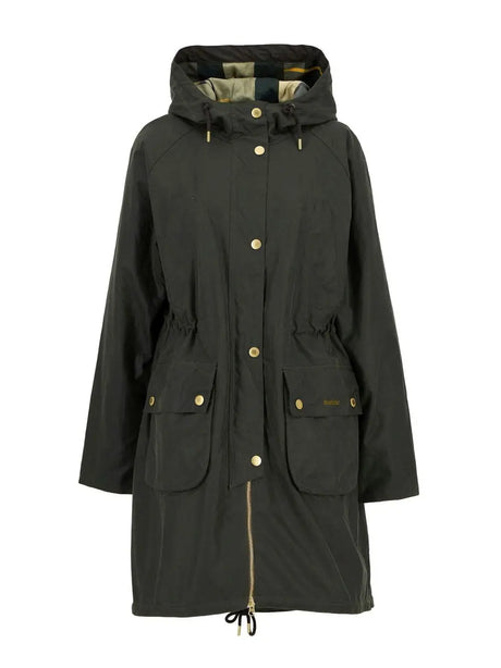 Parka Barbour marcy wax Donna - Verde