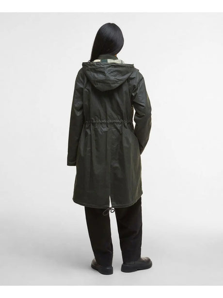 Parka Barbour marcy wax Donna - Verde