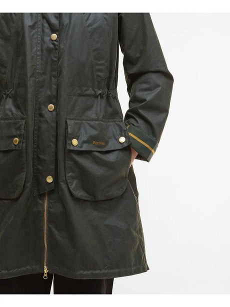 Parka Barbour marcy wax Donna - Verde