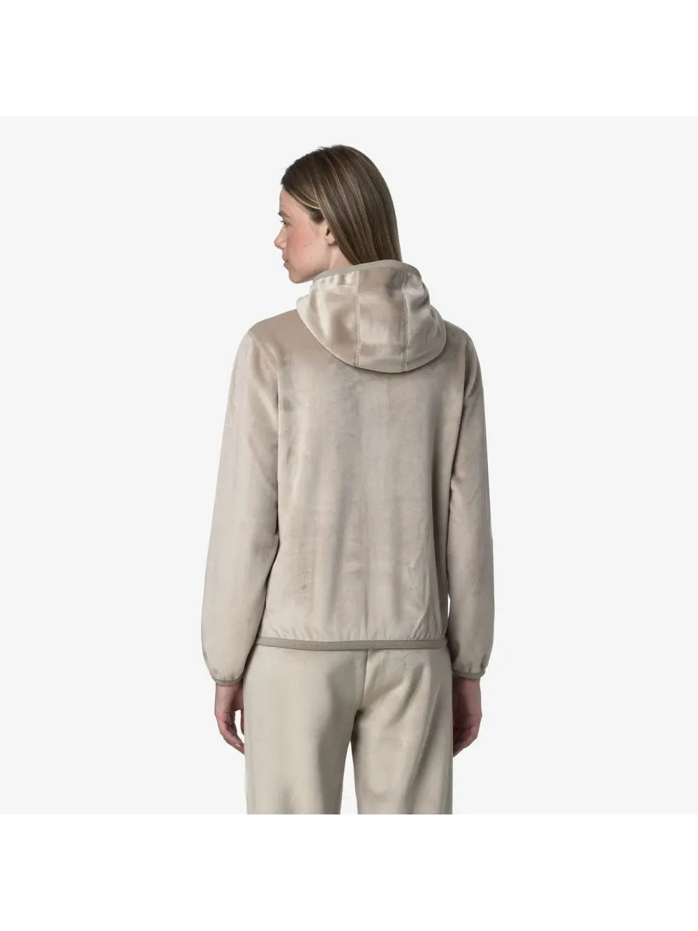 Pile K-Way LILY VELOUR POLAR DOUBLE Donna - Beige
