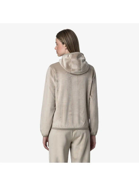 Pile K-Way LILY VELOUR POLAR DOUBLE Donna - Beige