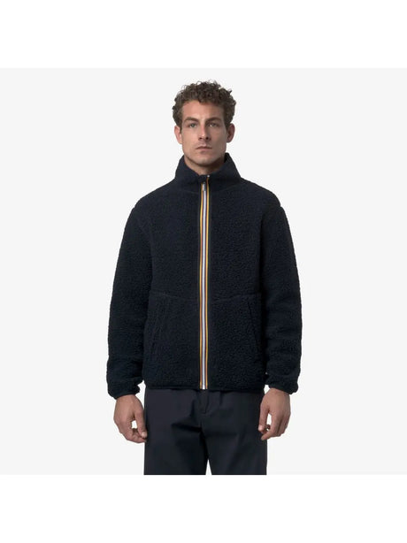 Pile K-Way PASCAL SHERPA POLAR DOUBLE Uomo - Blu