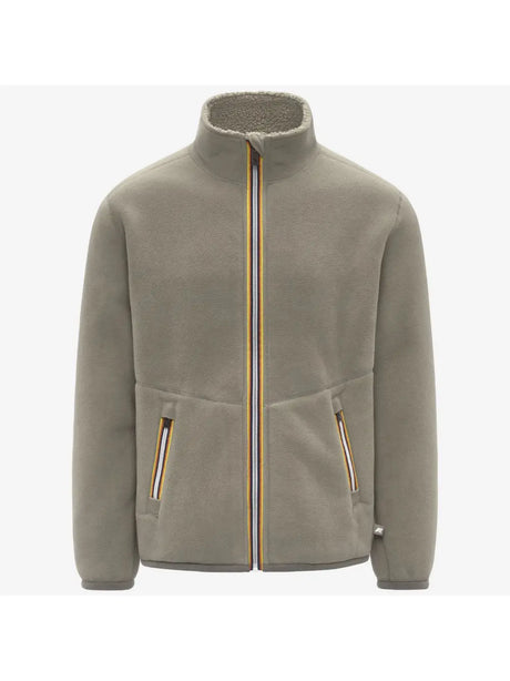 Pile K-Way PASCAL SHERPA POLAR DOUBLE Uomo - Verde