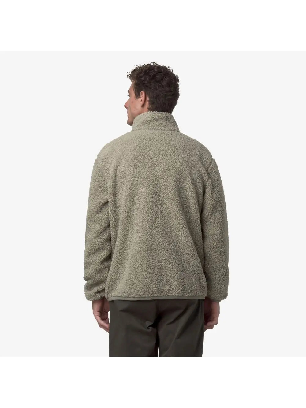 Pile K-Way PASCAL SHERPA POLAR DOUBLE Uomo - Verde