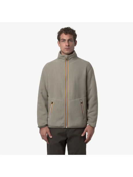 Pile K-Way PASCAL SHERPA POLAR DOUBLE Uomo - Verde