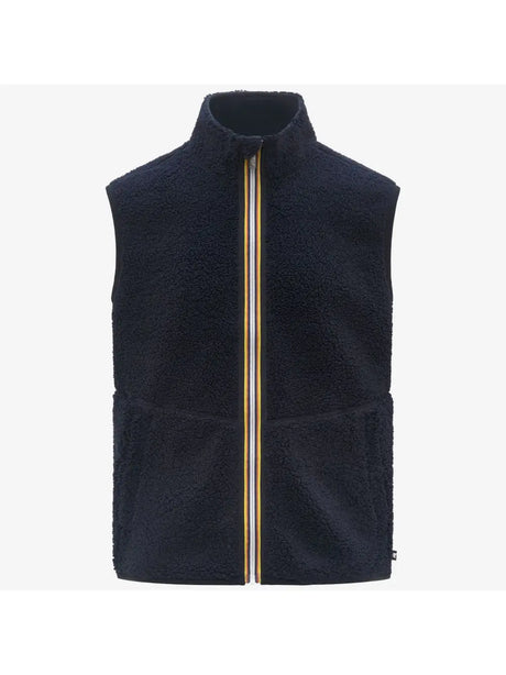 Pile K-Way YANNICK SHERPA POLAR DOUBLE Uomo - Blu