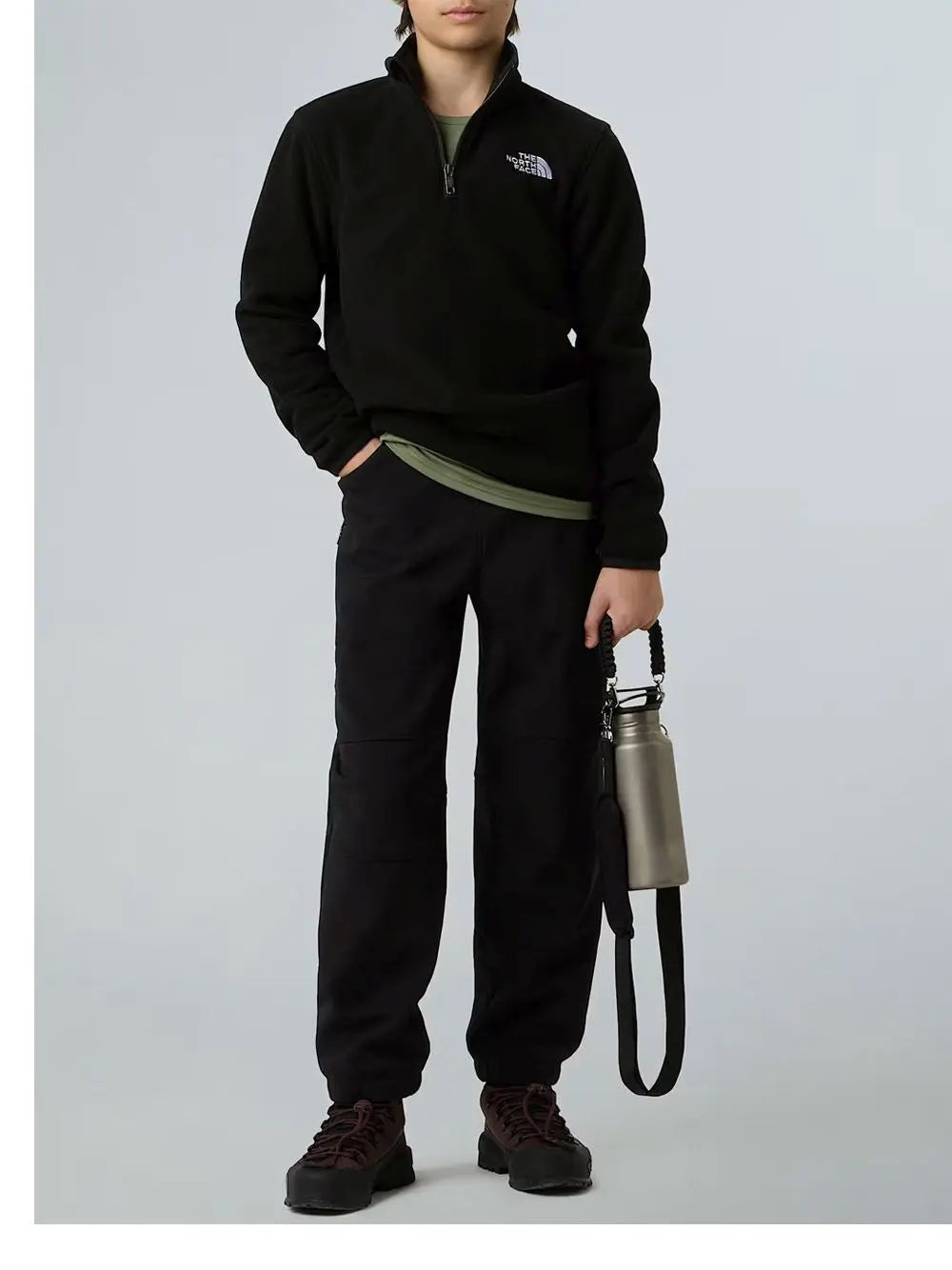 Pile The North Face Unisex Bambino - Nero