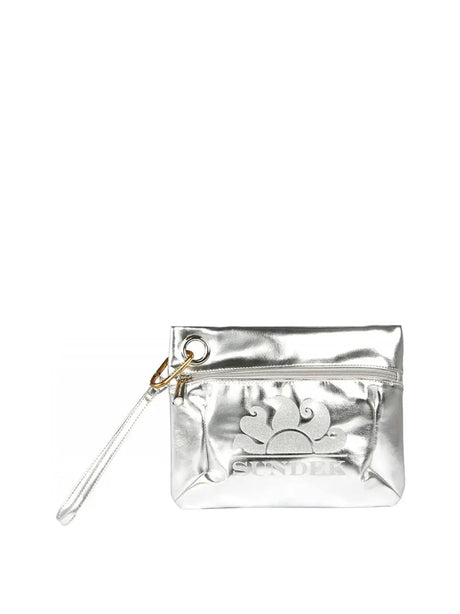 Pochette Sundek Donna Laminated Clutch Argento Sundek  Angolo dello Sport