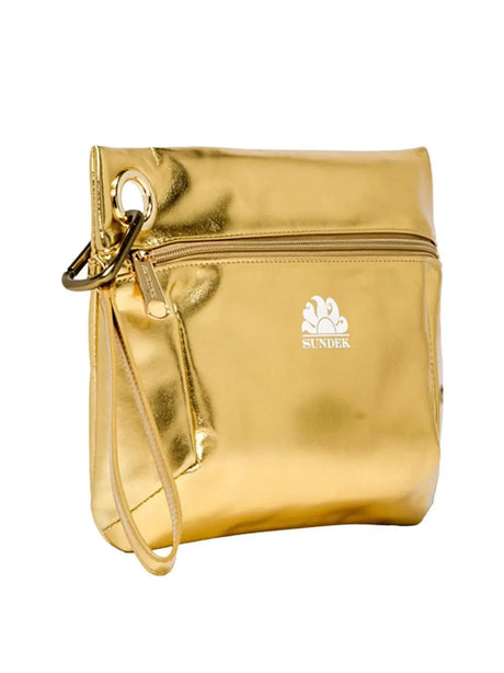 Pochette Sundek Donna Laminated Clutch Oro Sundek  Angolo dello Sport