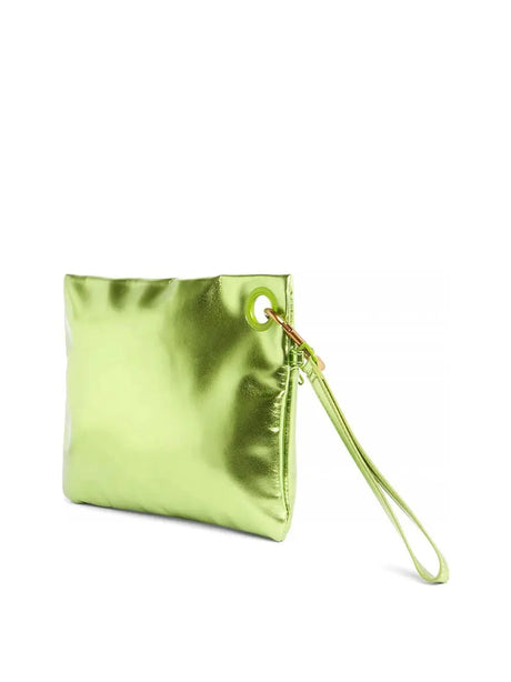 Pochette Sundek Donna Laminated Clutch Verde Sundek  Angolo dello Sport