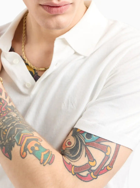 Polo Armani Exchange Uomo - Bianco