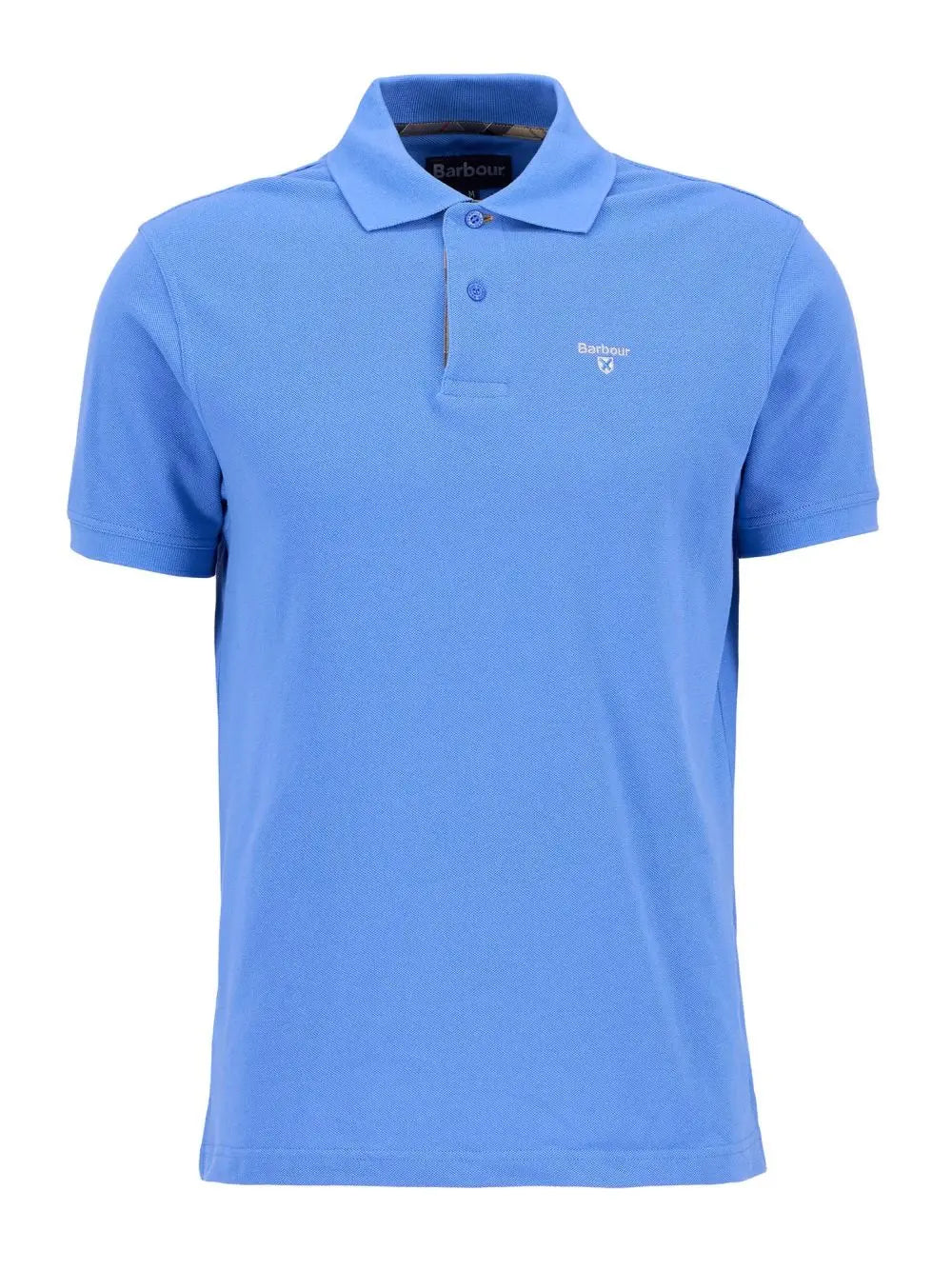 Polo Barbour tartan piquet Uomo - Azzurro