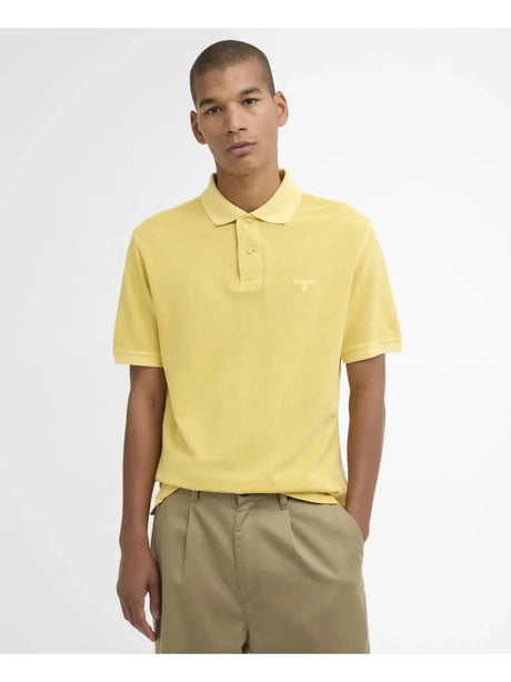 Polo Barbour washed tartan Uomo - Giallo