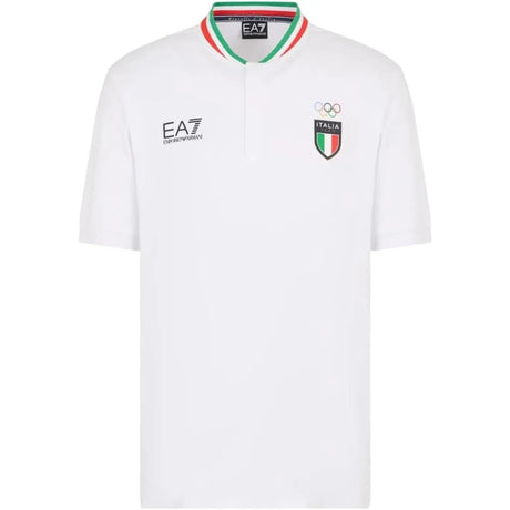 Polo EA7 Uomo Bianco