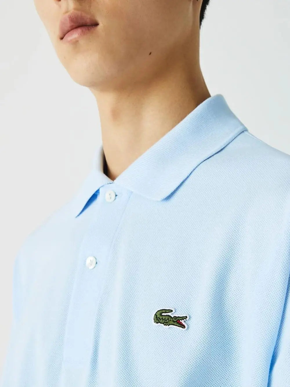 Polo Lacoste Uomo - Celeste