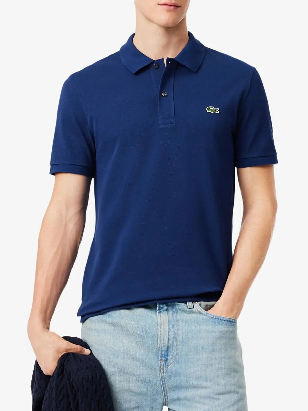 Polo Lacoste slim fit Uomo - Blu