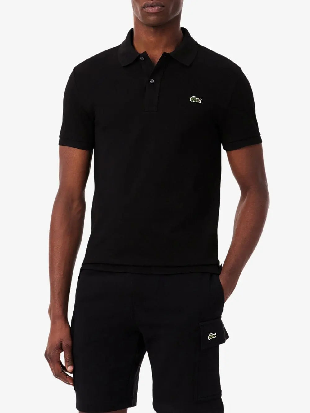 Polo Lacoste slim fit Uomo - Nero