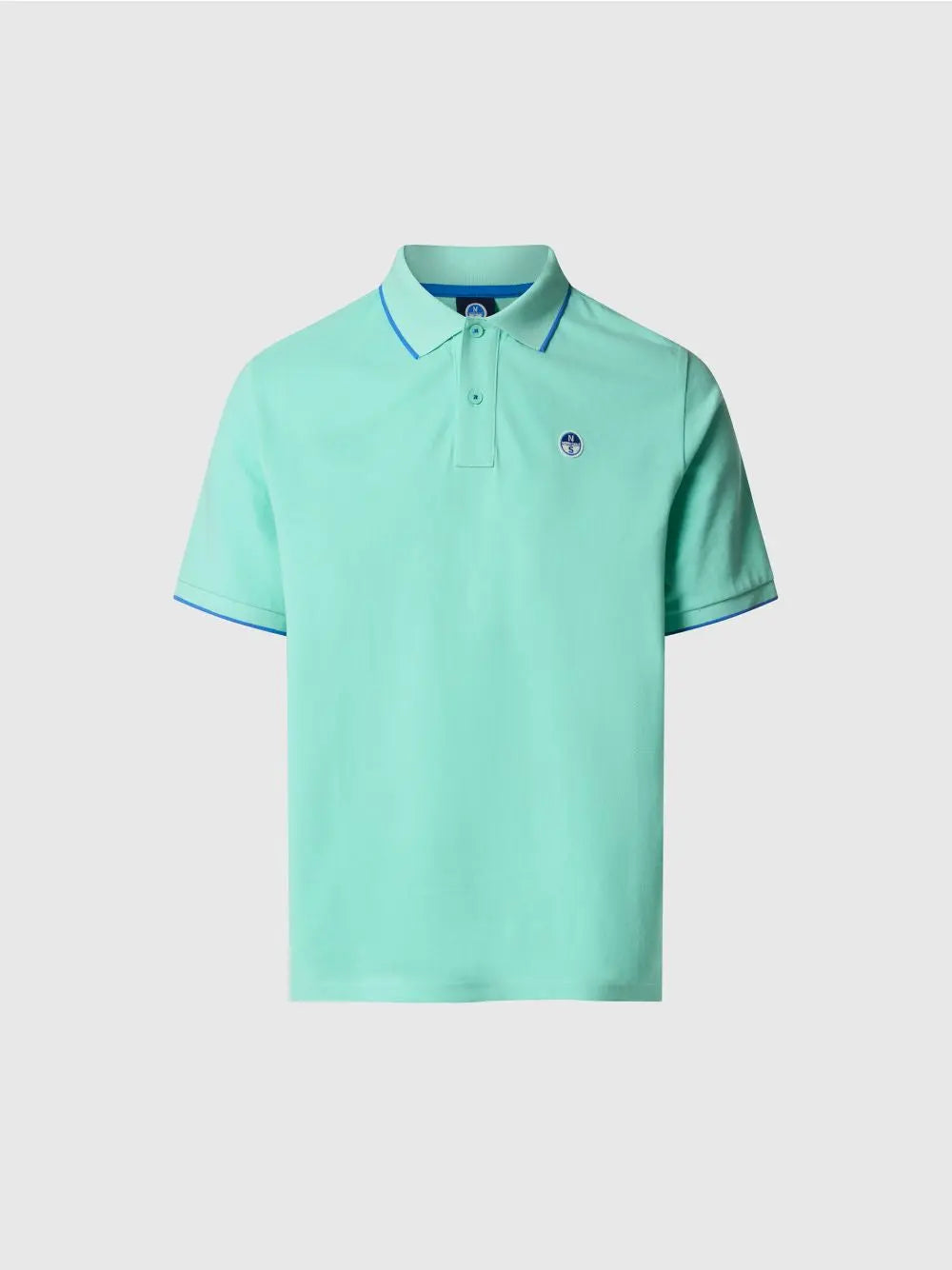 Polo North Sails con bordi a contrasto Uomo - Azzurro