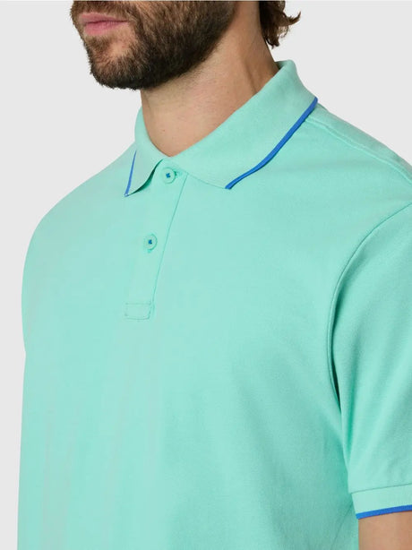 Polo North Sails con bordi a contrasto Uomo - Azzurro