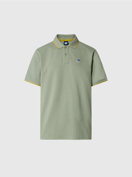 Polo North Sails con bordi a contrasto Uomo - Verde