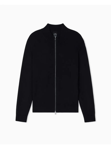 Pullover Armani Cardigan con zip Uomo - Nero