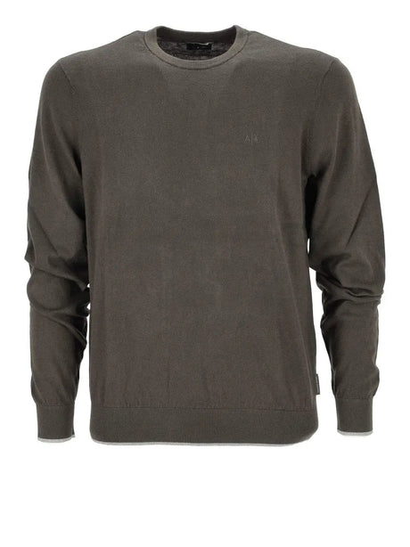 Pullover Armani Exchange Uomo Marrone Armani  Angolo dello Sport