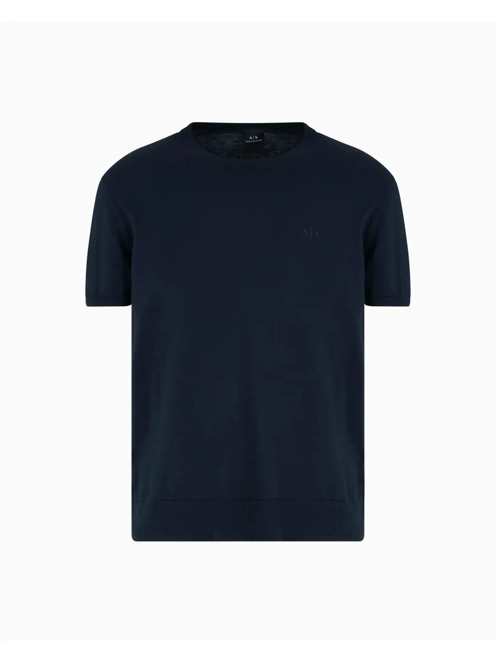 Pullover Armani in maglia di cotone organico Uomo - Navy