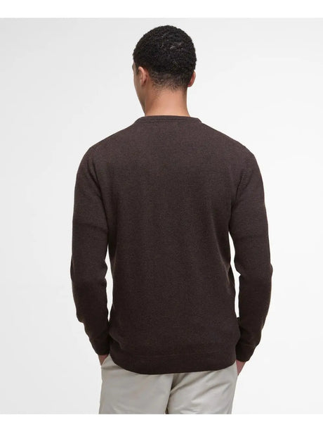 Pullover Barbour essential l/woll Uomo - Nero