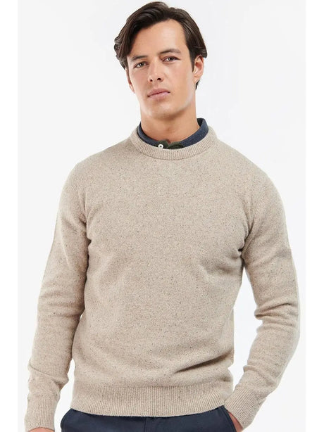 Pullover Barbour essential tisbury crew Uomo - Grigio