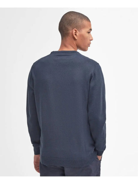 Pullover Barbour pima cotton crew Uomo - Navy