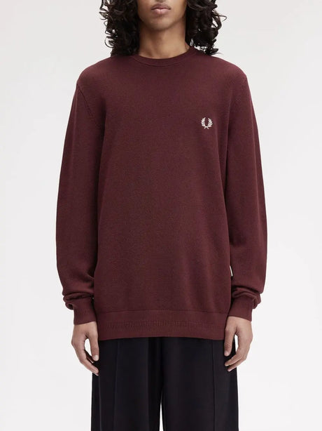 Pullover Fred Perry Uomo - Bordeaux