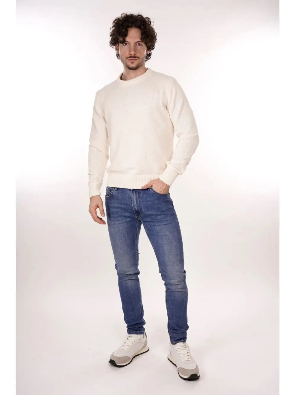 Pullover Gianni Lupo Uomo - Bianco